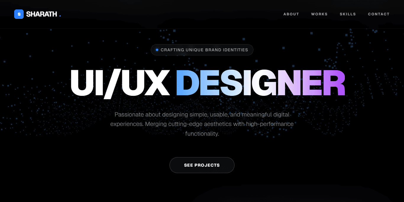 Sharath Portfolio Website